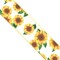 Designer’s Shop Sunflower Wired Ribbon 2.5 Inch x 10 Yards – White Linen Look Ribbon with Yellow Sunflowers and Green Leaves, WR 63-5228